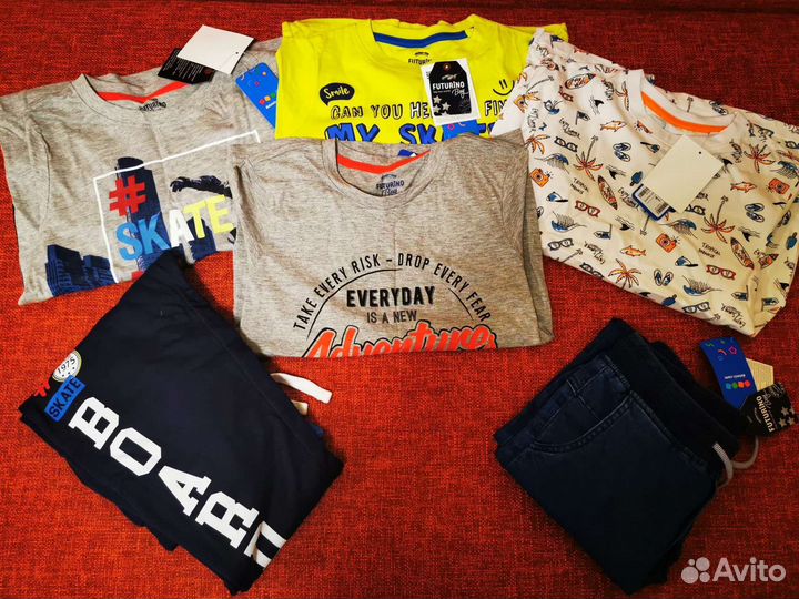 Вещи для мальчика 140 рост (футболка, джинсы)