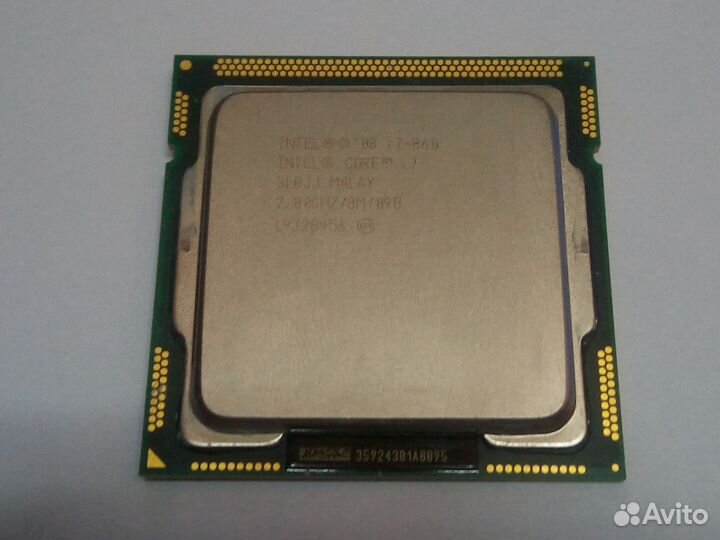 Процессор LGA 1156 i7 860 2.8 Ghz