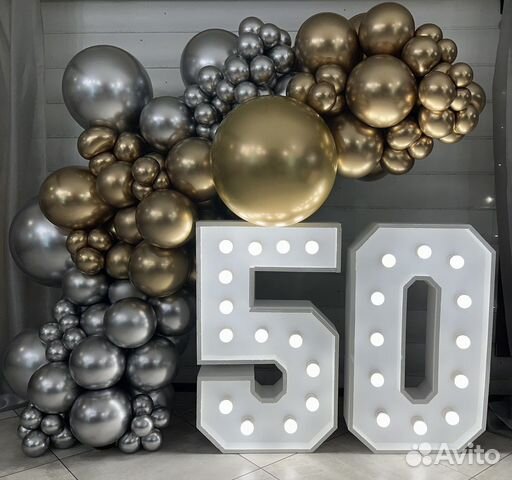 Цифры с лампочками