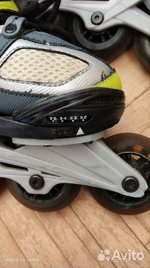 Роликовые коньки раздвижные 32-35