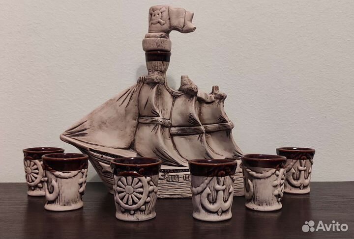 Штоф набор подарочный со стопками