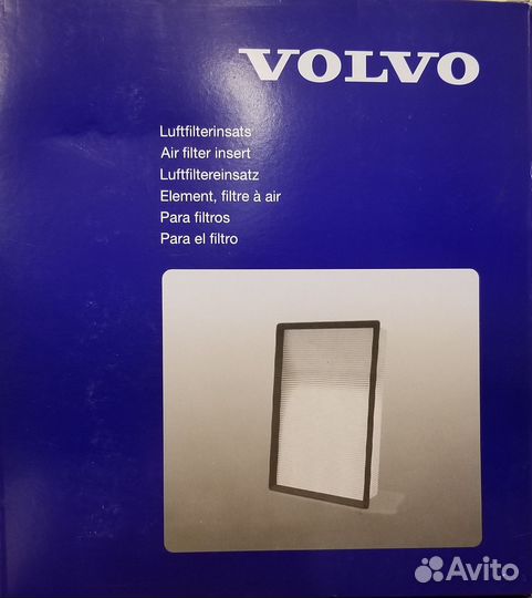 Фильтр воздушный 30757155 volvo