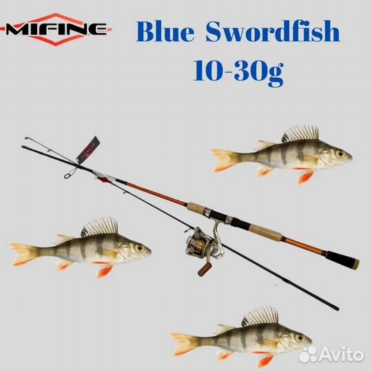Спиннинг mifine blue sword fish, тест 10-30g 2,4m