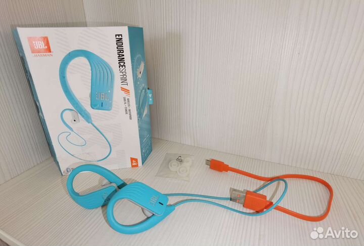 JBL Endurance Sprint teal беговые наушники