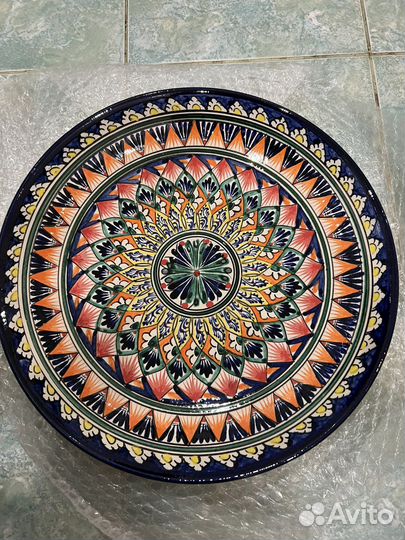 Тарелка узбекская 32 см для плова новая