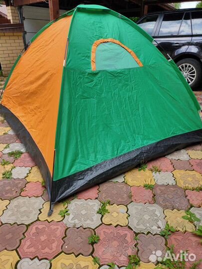 Палатка туристическая 4 местная бу