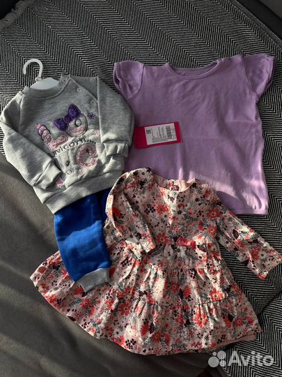 Детские вещи пакетом на девочку 68 р-р 3-6м