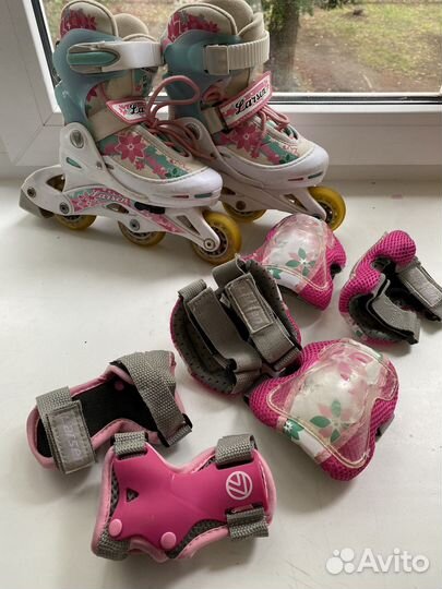 Роликовые коньки детские раздвижные