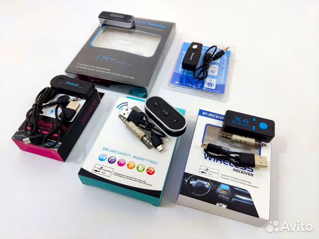 Bluetooth адаптер аудиоресивер с AUX
