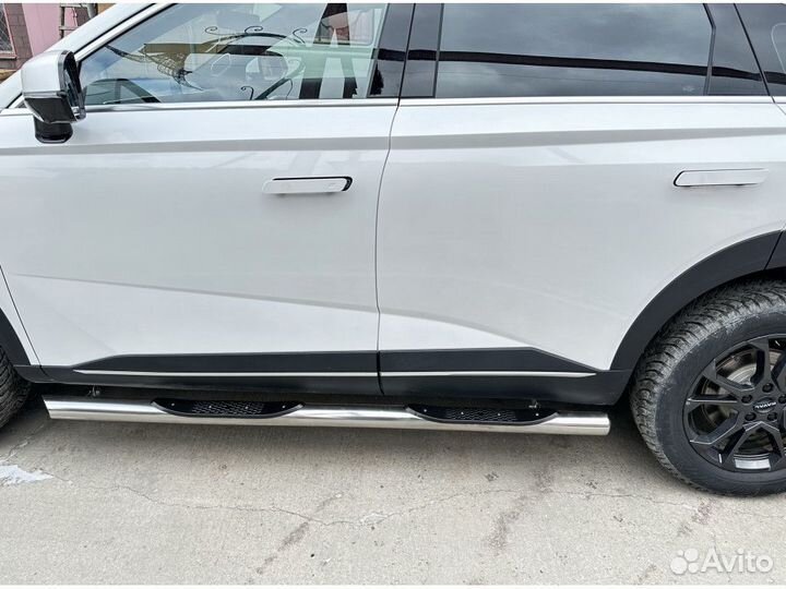 Пороги трубы для haval F7 c 2024