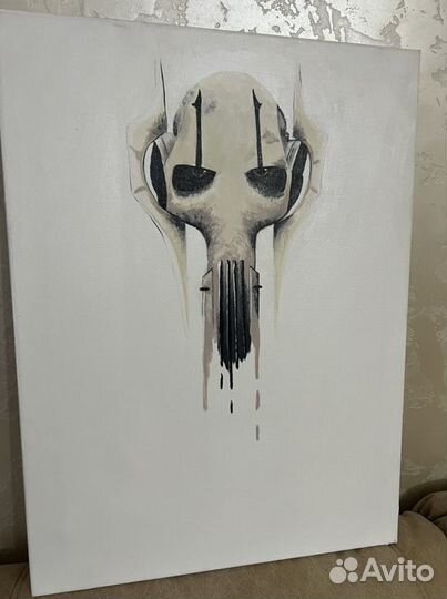 Картина холст акрил. Star wars - Генерал Гривус