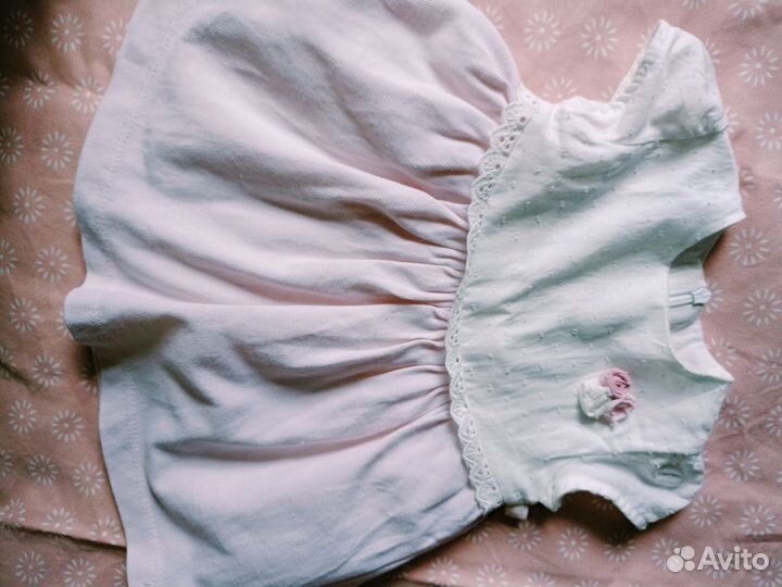 Платье для новорожденной девочки р62