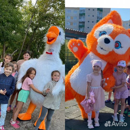 Надувной костюм медведя