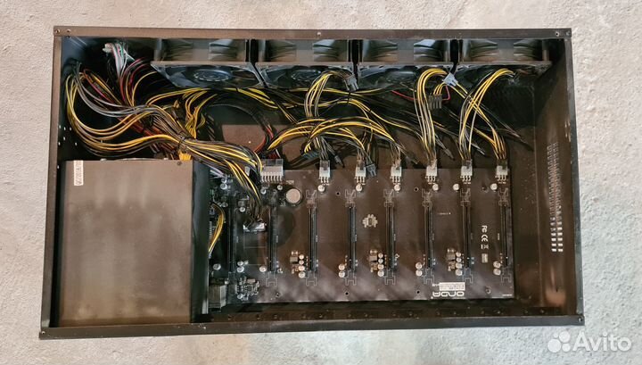 Оборудования для майнинга, блоки, каркасы, рейзера