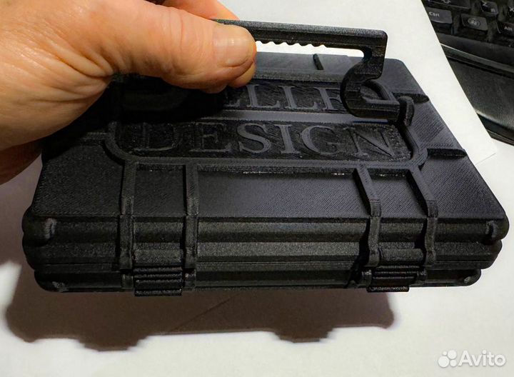 Карбоновый, ударопрочный, герметичный бокс для HDD