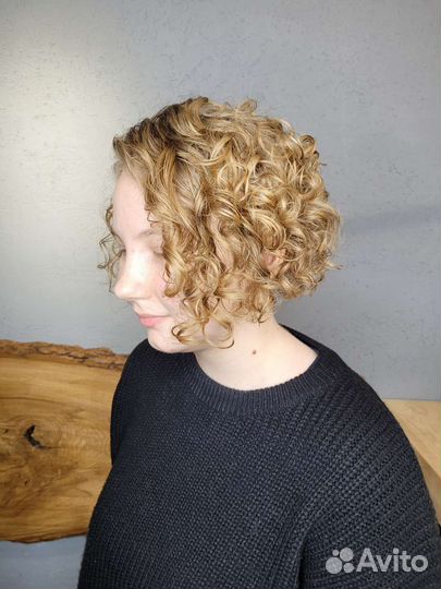 Стрижка кудрявых волос