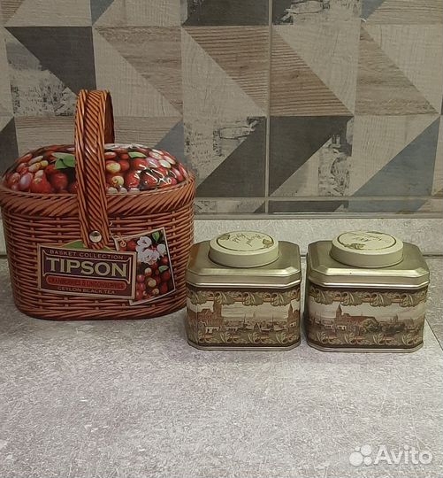 Железные банки чайные