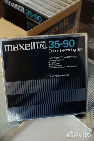 Maxell LN 35-90 магнитная лента 550 м. новая