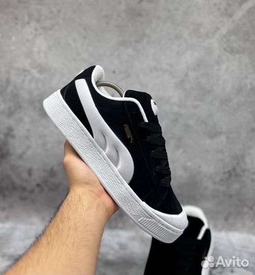 Кроссовки мужские Puma черные дутые 41-46р