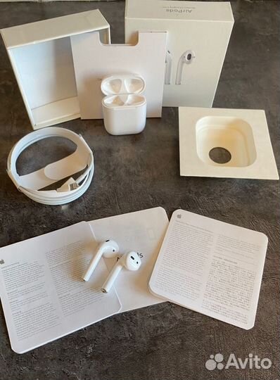 Беспроводные наушники apple airpods 2