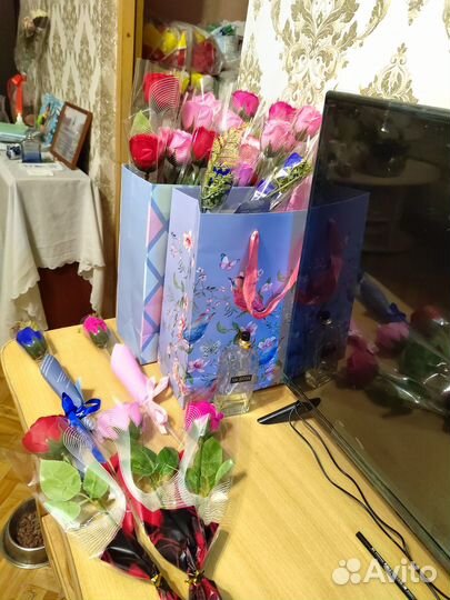 Мыльные цветы