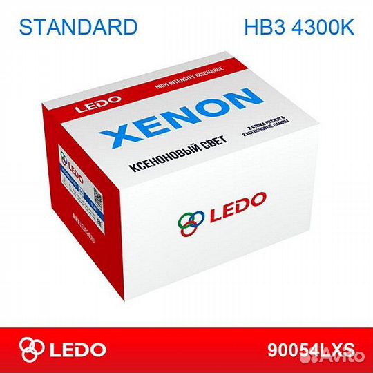 Комплект ксенона hb3 4300k ledo 12v