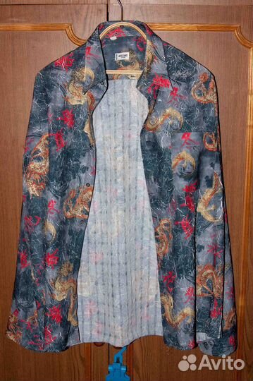 Moschino рубашка. Оригинал (Размер: L - XL / 50 -5
