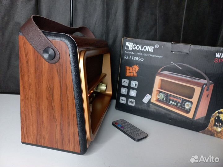 Радио с Bluetooth солнечная батарея Golon