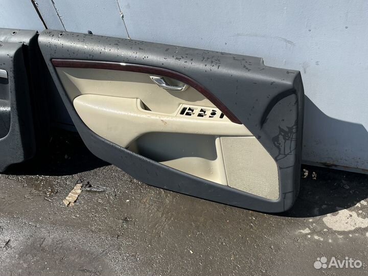 Обшивка передних дверей на Volvo S80,XC70