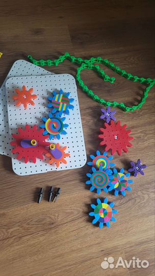 Конструктор шестеренки Quercetti Georello Tech