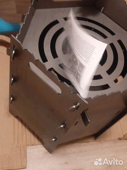 Разборная печка под казан