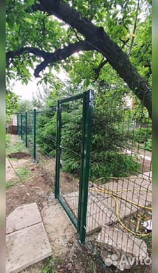 Сетка для забора 3d