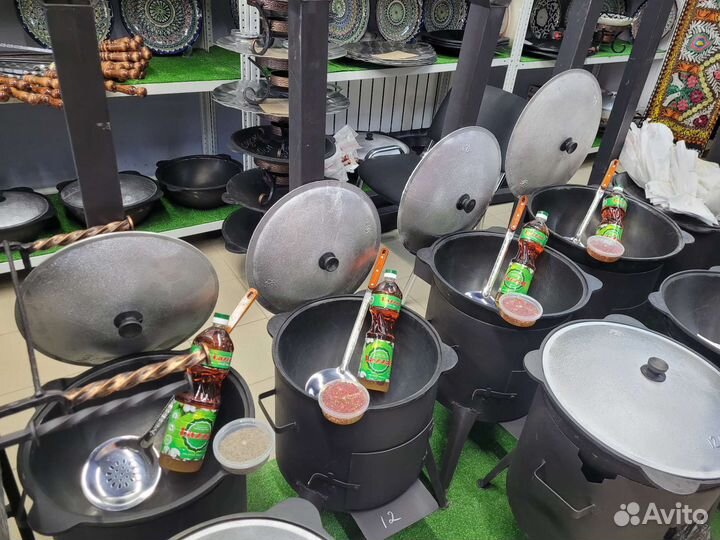 Казан Чугунный Узбекский все размеры