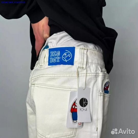 Джинсы Polar Big Boy широкие унисекс (Арт.18618)