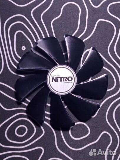 Вертушка для видеокарты rx470/480/570/580
