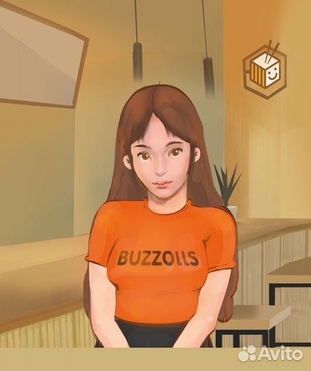 Кассир за прилавок