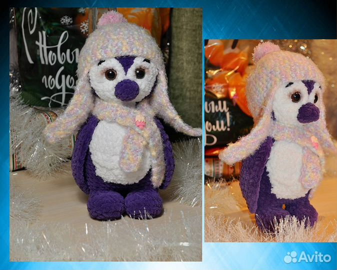 Игрушка Пингвинёнок ручной работы