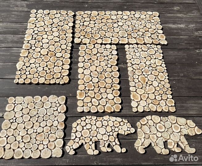 Панно из можевельника в наличии и на заказ