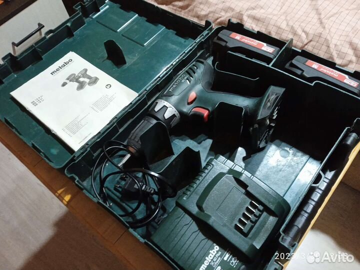 Дрель шуруповерт metabo