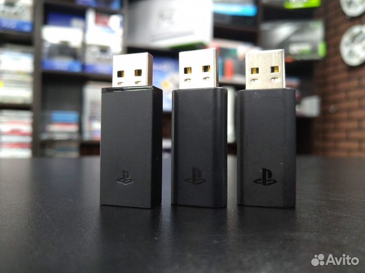 USB Адаптер для наушников Sony Platinum Gold Pulse