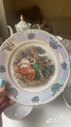 Сервиз чайный фарфор