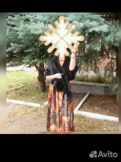 Норковый палантин