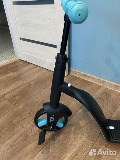 Беговел-самокат-велосипед 3 В 1 nadle голубой