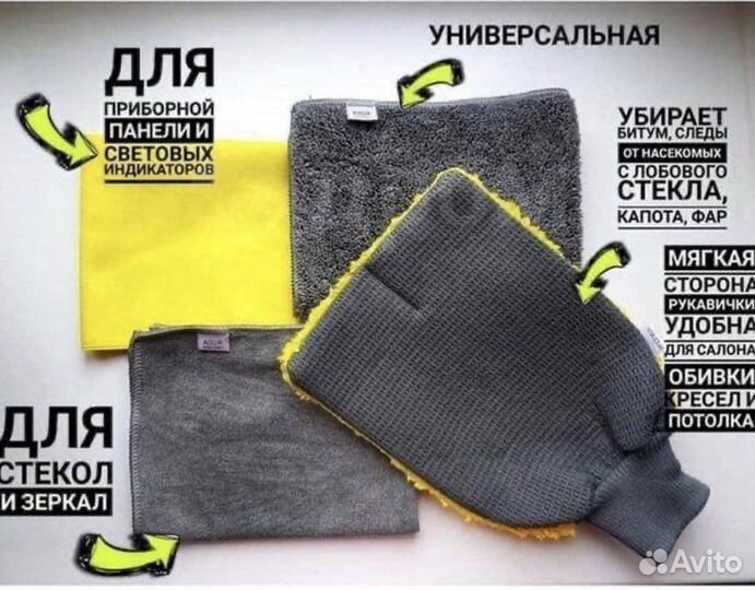 Набор для ухода за авто luxe гринвей