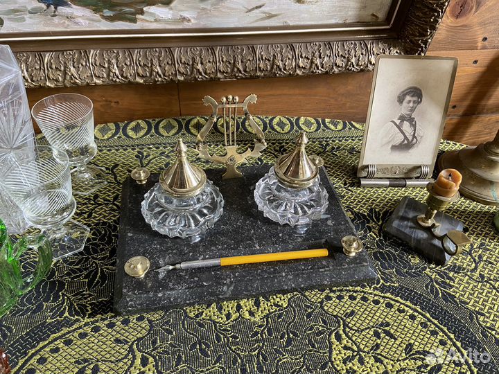 Старинный письменный прибор, царская Россия