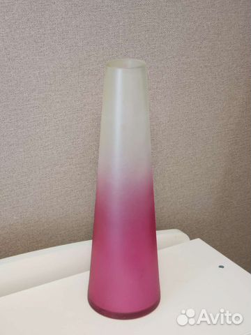 Ваза матовая Розовая