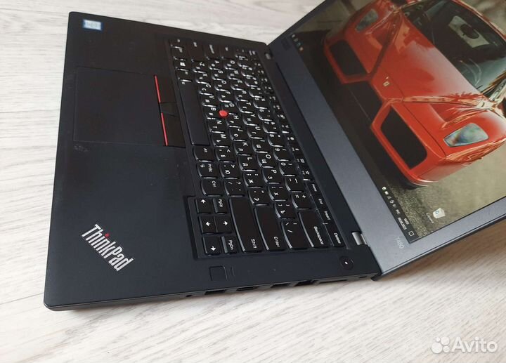 ThinkPad T480 IPS i5-8350 16GB SSD 2акб