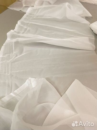 Отрез ткани вуаль