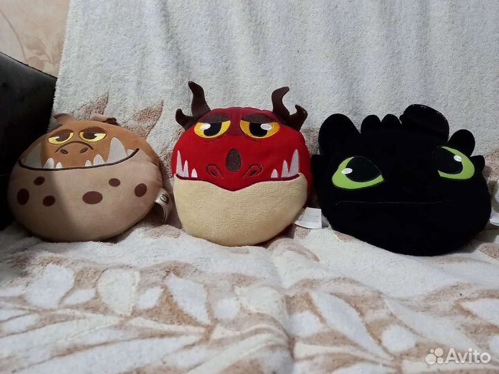 Мягкие игрушки как приучить дракона и другие