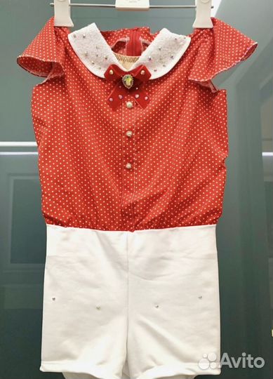 Платье -костюм: боди, юбка, аксессуар - бант